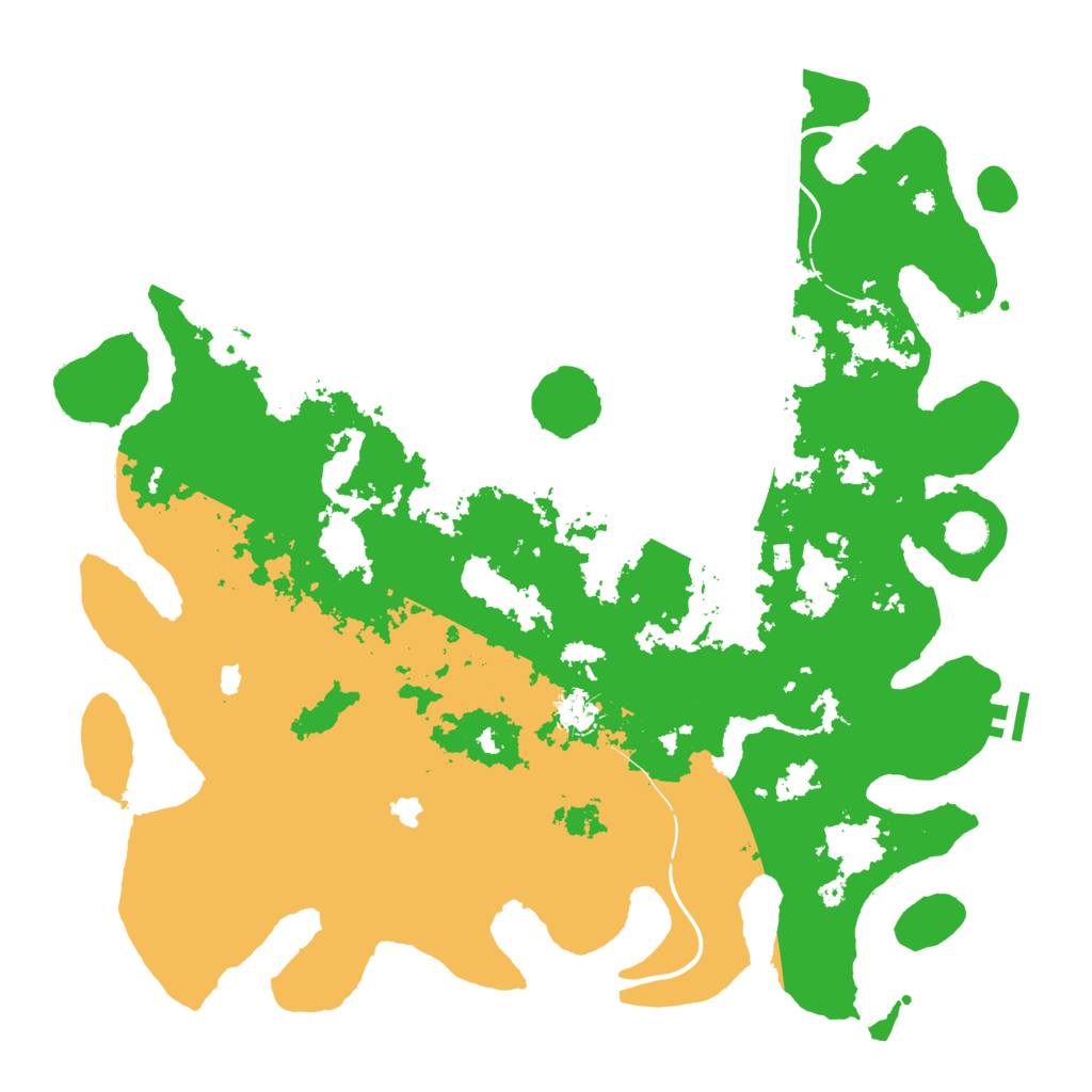 Biome Rust Map: Procedural Map, Size: 4500, Seed: 439492942