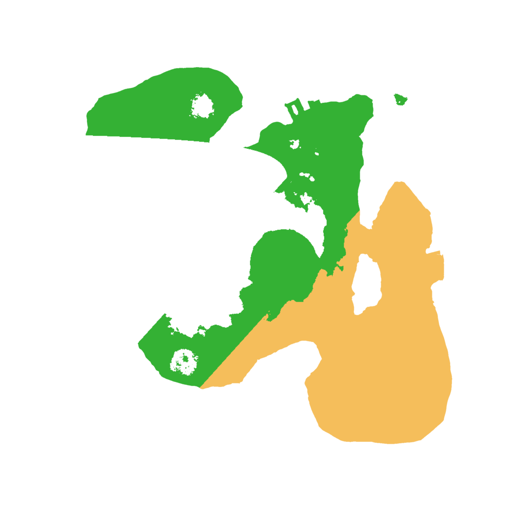 Biome Rust Map: Procedural Map, Size: 2000, Seed: 1290537915