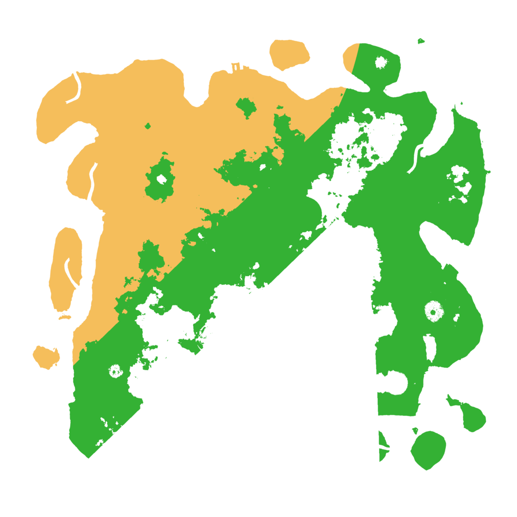 Biome Rust Map: Procedural Map, Size: 4000, Seed: 529164524