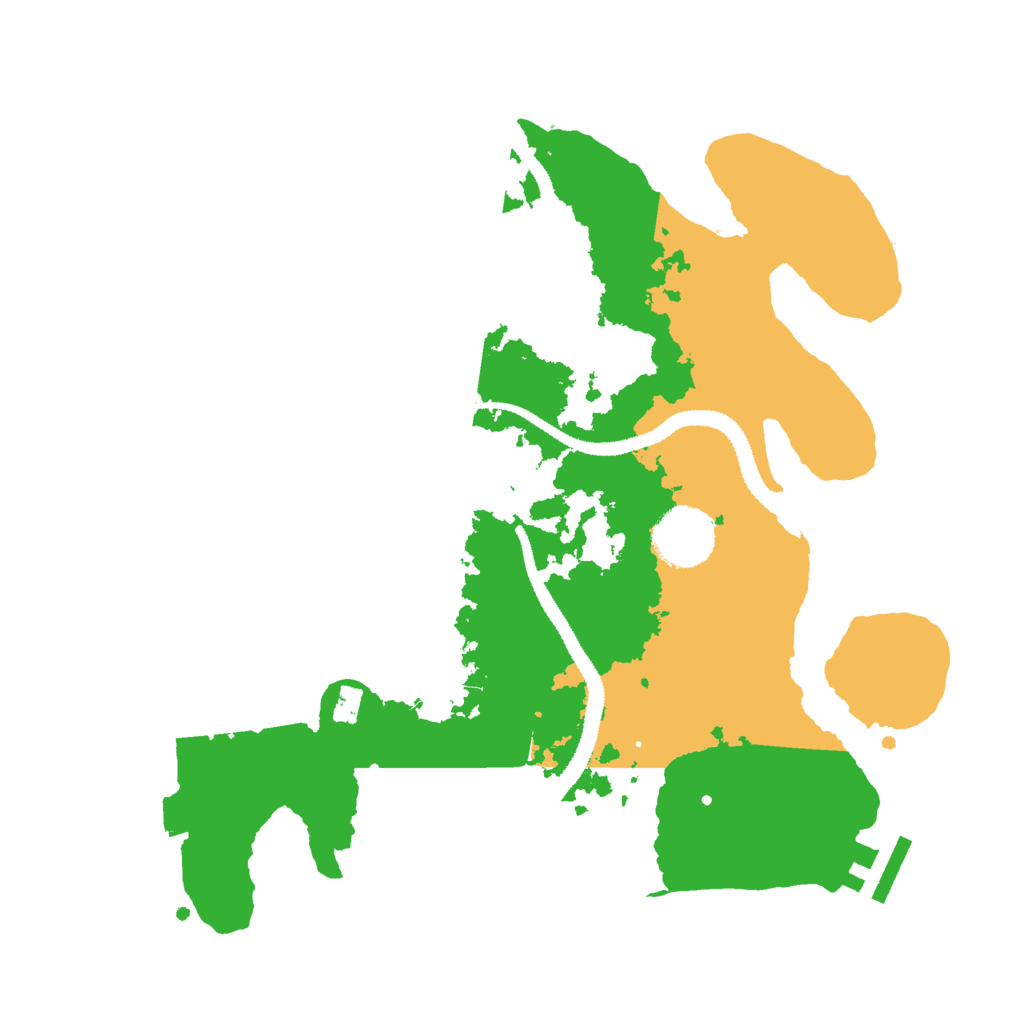 Biome Rust Map: Procedural Map, Size: 3000, Seed: 237400523