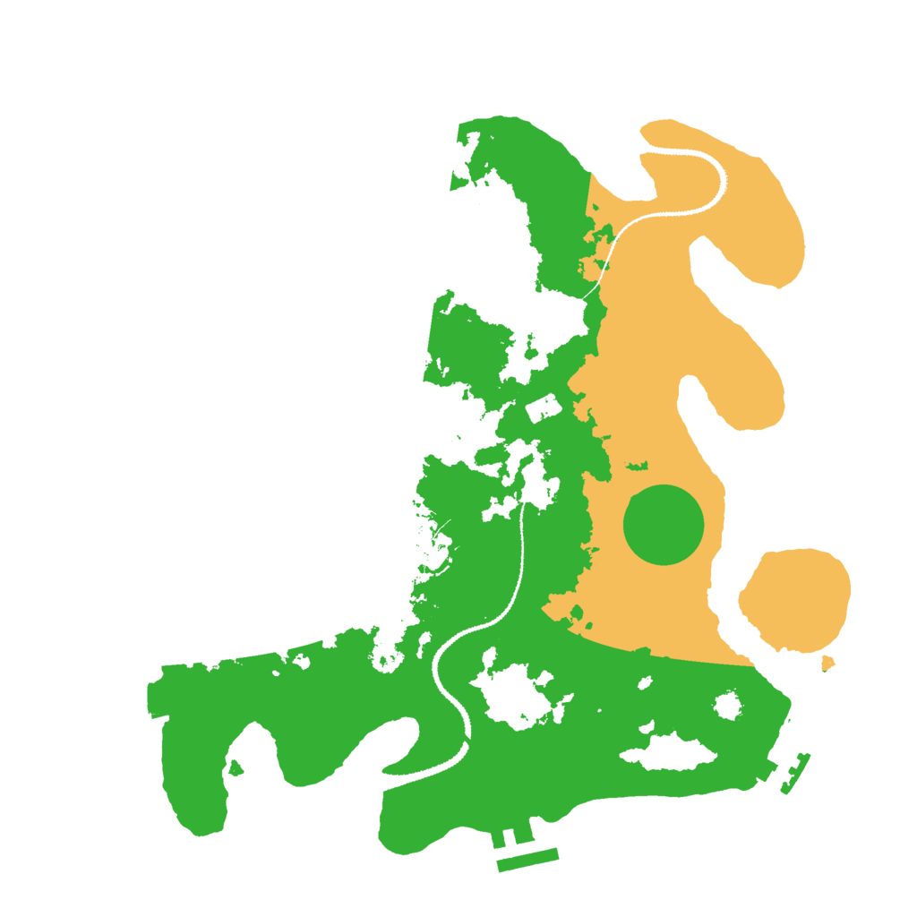 Biome Rust Map: Procedural Map, Size: 3000, Seed: 237400523