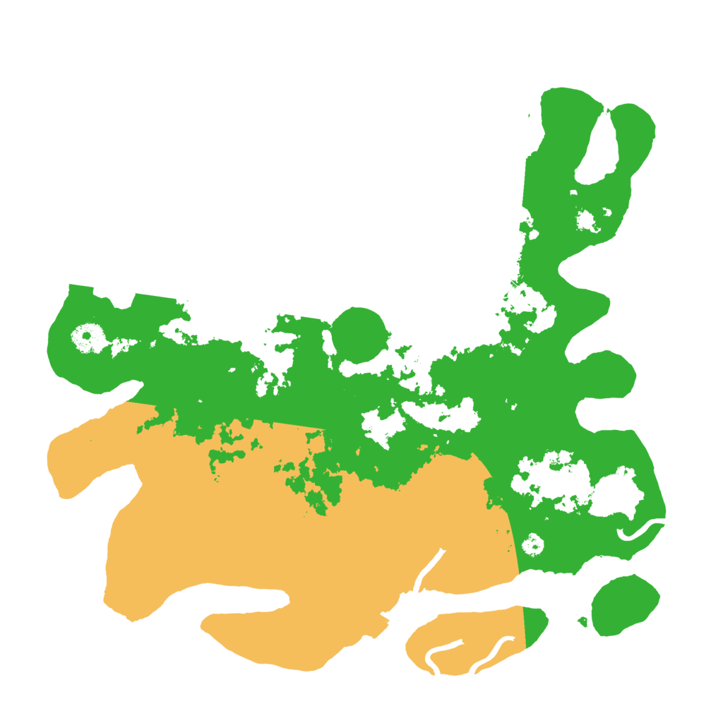 Biome Rust Map: Procedural Map, Size: 3500, Seed: 1981688128