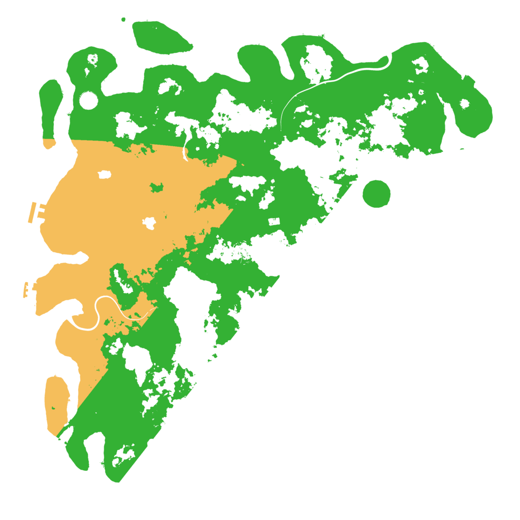 Biome Rust Map: Procedural Map, Size: 5000, Seed: 1042409055