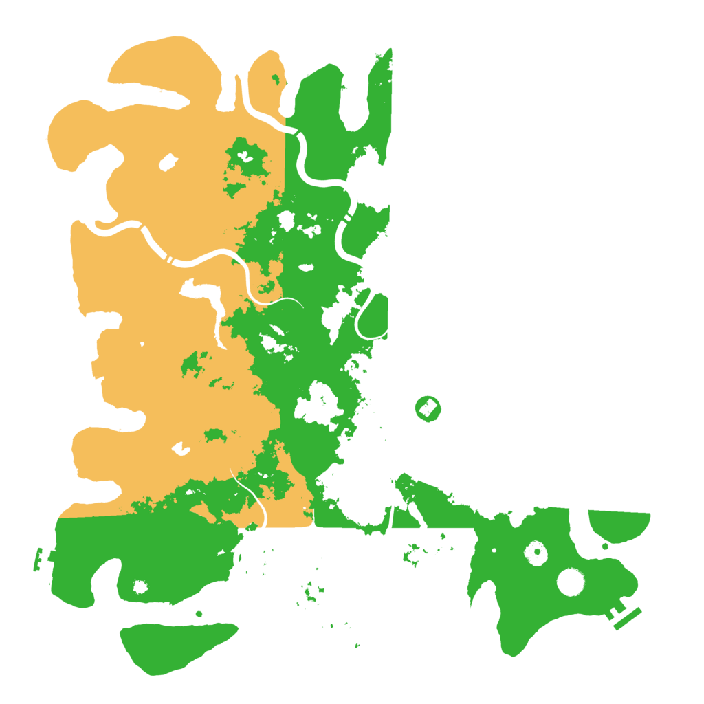 Biome Rust Map: Procedural Map, Size: 4500, Seed: 84987