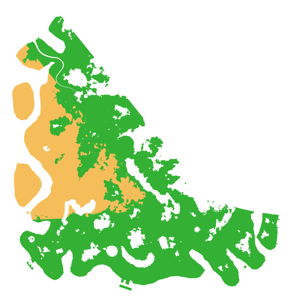 Biome Rust Map: Procedural Map, Size: 4800, Seed: 672885886