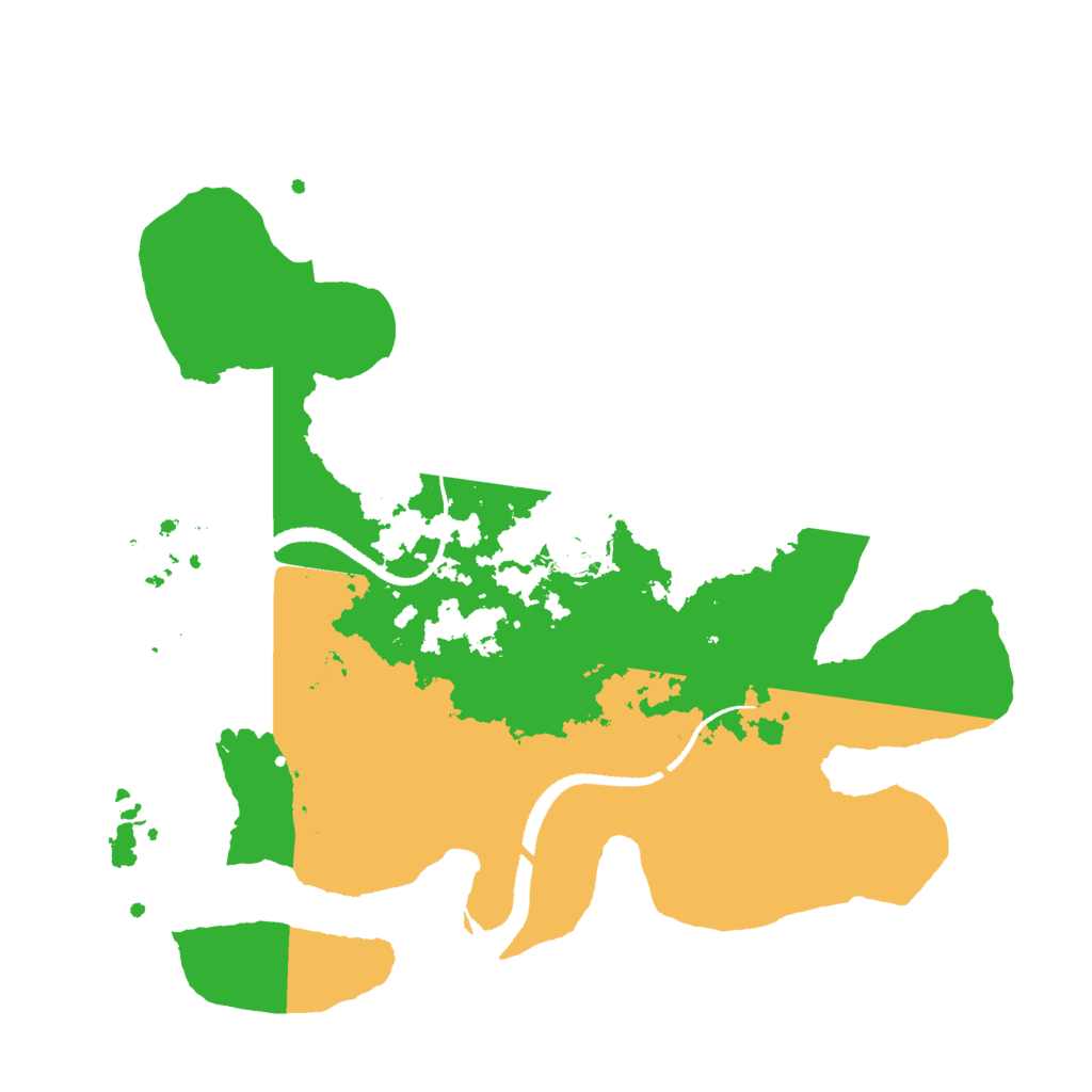Biome Rust Map: Procedural Map, Size: 3000, Seed: 446602391