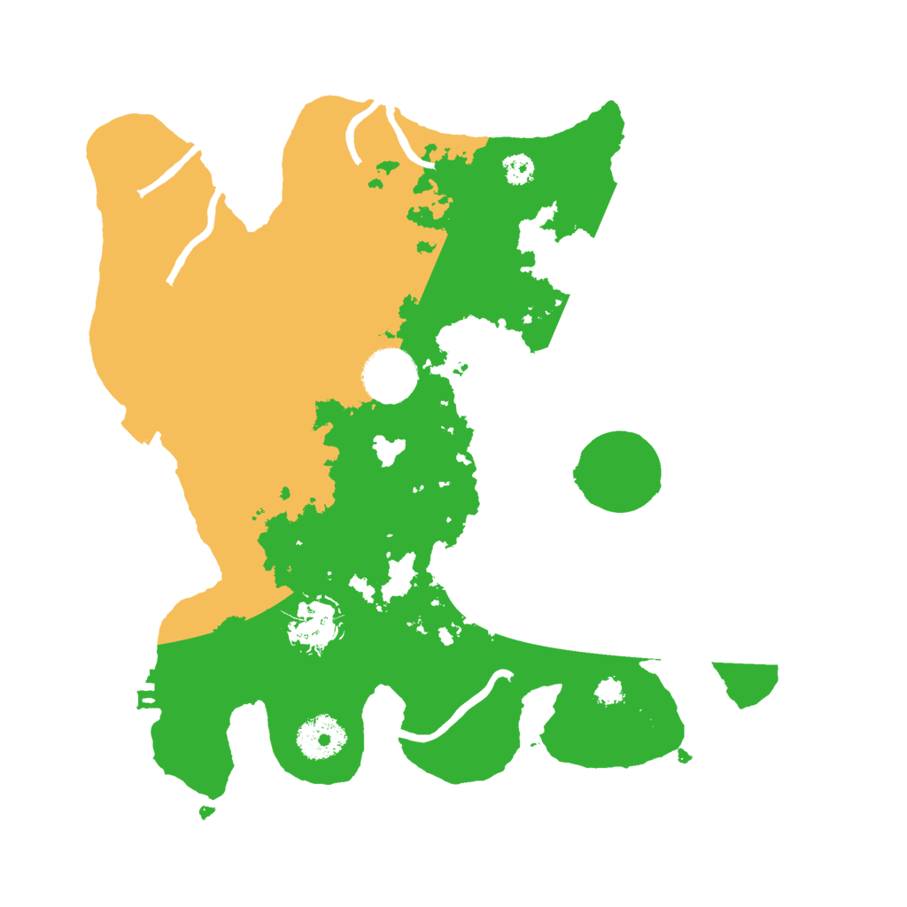 Biome Rust Map: Procedural Map, Size: 3000, Seed: 12475