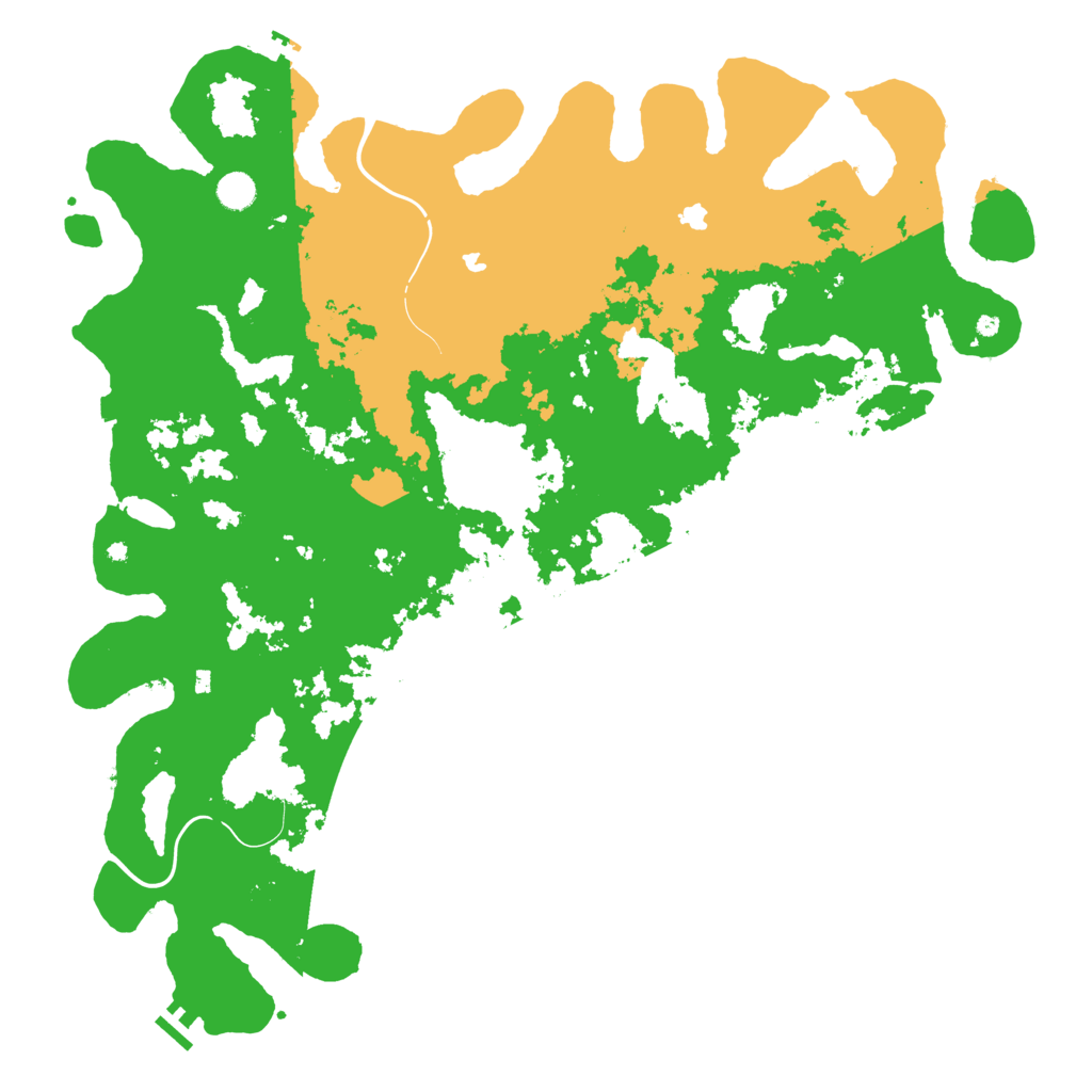 Biome Rust Map: Procedural Map, Size: 5000, Seed: 1706183449