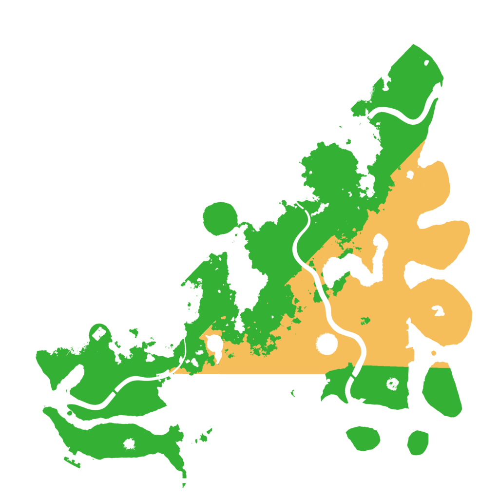Biome Rust Map: Procedural Map, Size: 4100, Seed: 1829503699