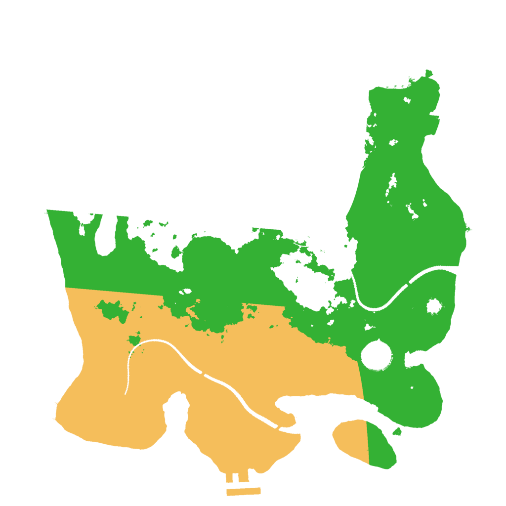 Biome Rust Map: Procedural Map, Size: 3000, Seed: 811763581