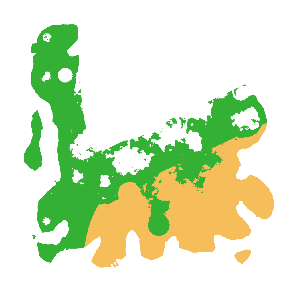 Biome Rust Map: Procedural Map, Size: 3600, Seed: 20201208