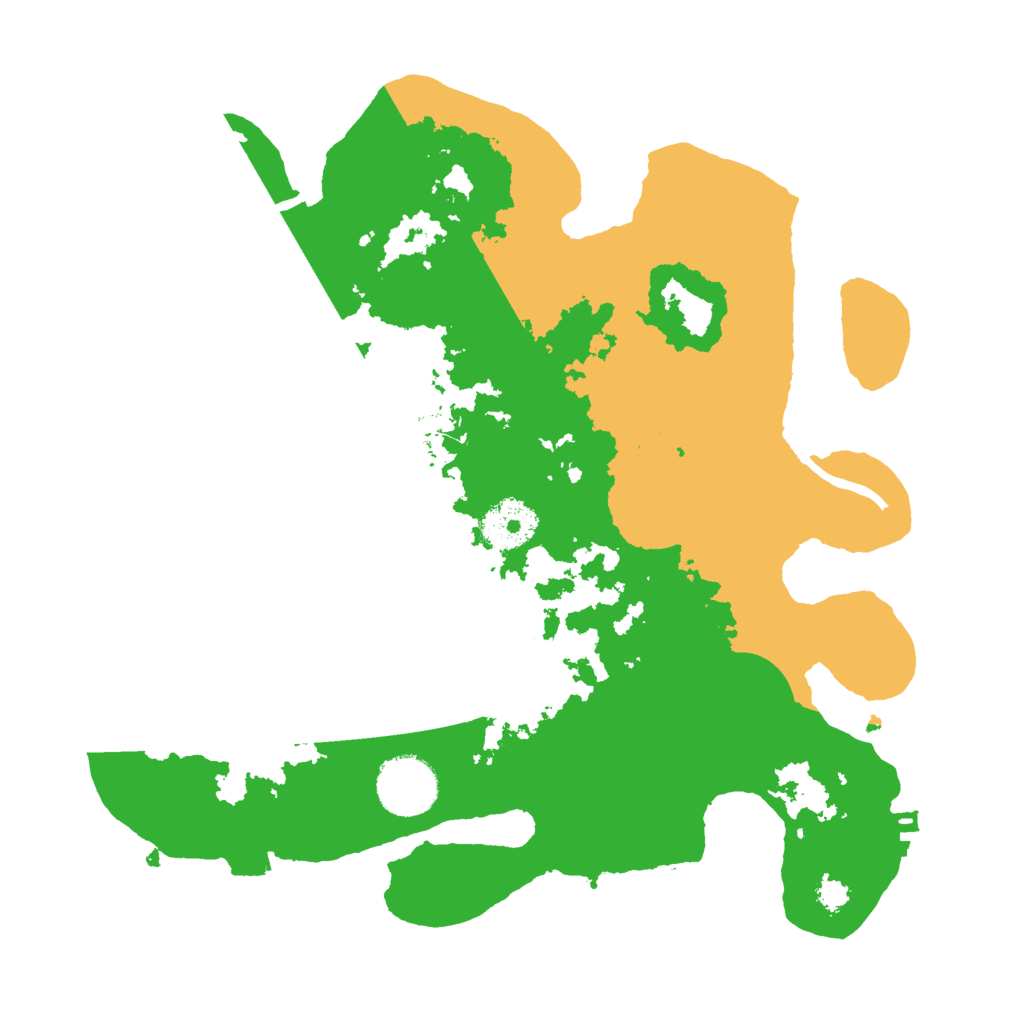 Biome Rust Map: Procedural Map, Size: 3000, Seed: 124616364