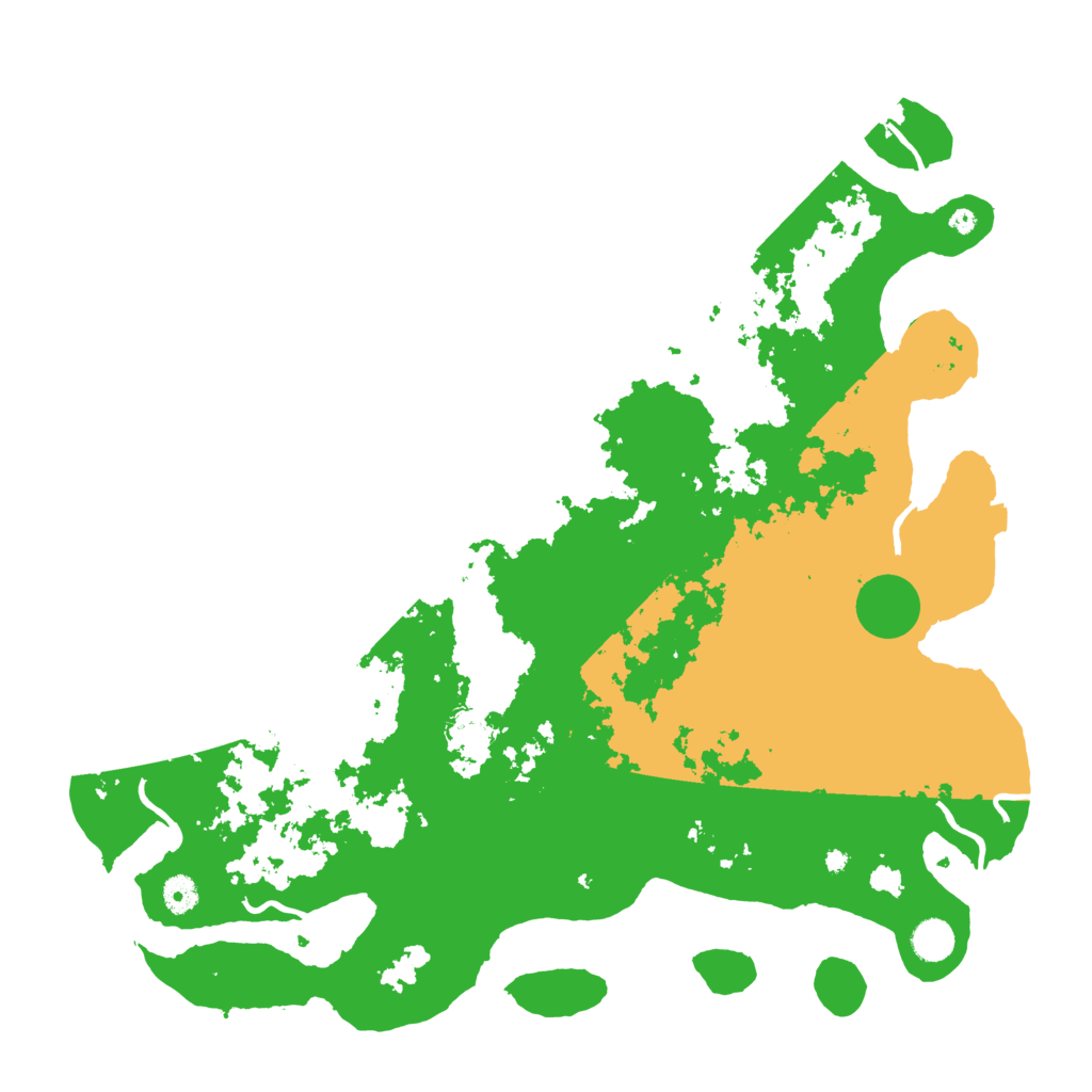 Biome Rust Map: Procedural Map, Size: 4500, Seed: 1829503699