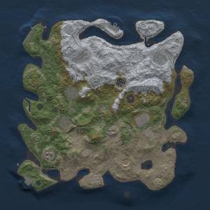 Thumbnail Rust Map: Procedural Map, Size: 3750, Seed: 1817306855, 17 Monuments