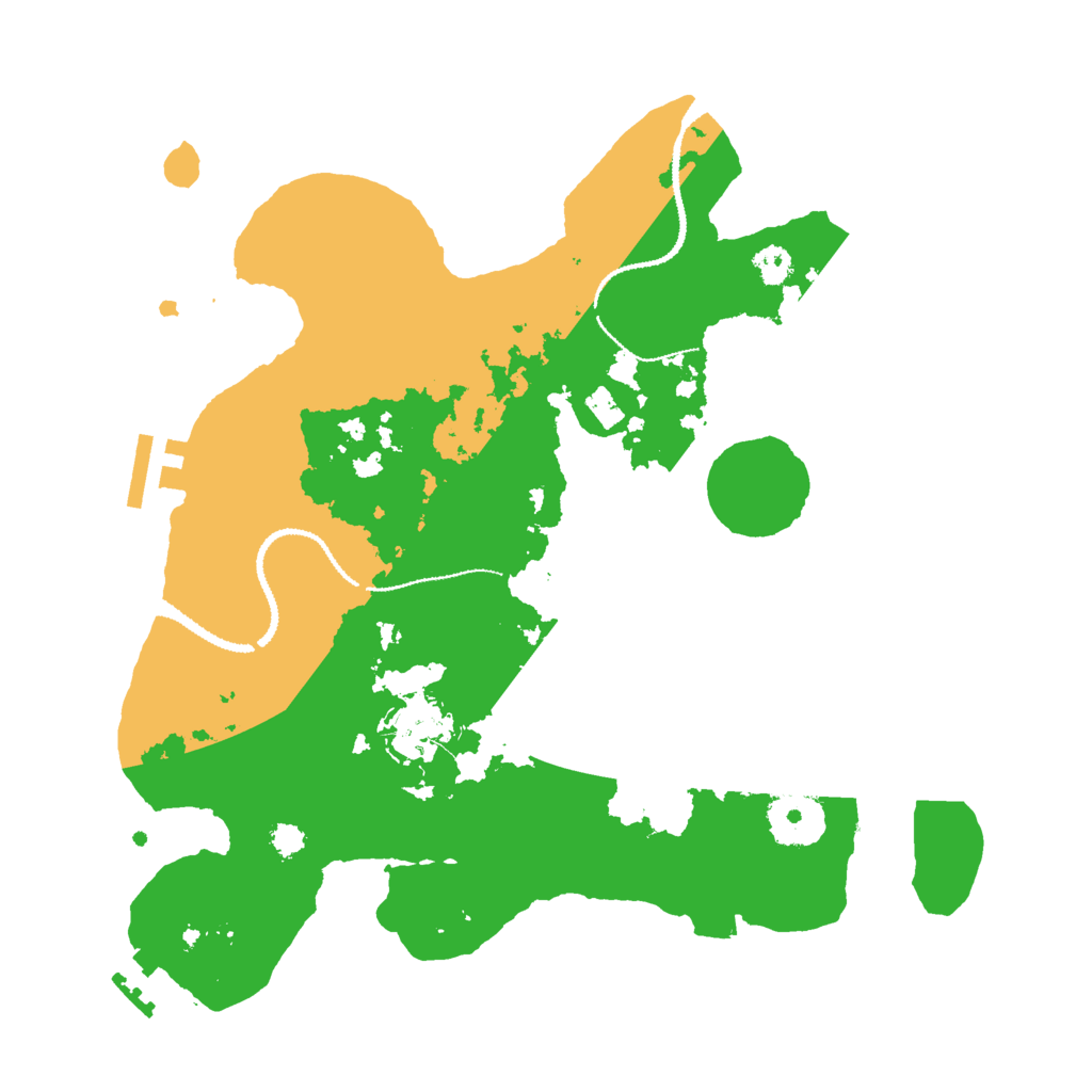 Biome Rust Map: Procedural Map, Size: 3000, Seed: 27285