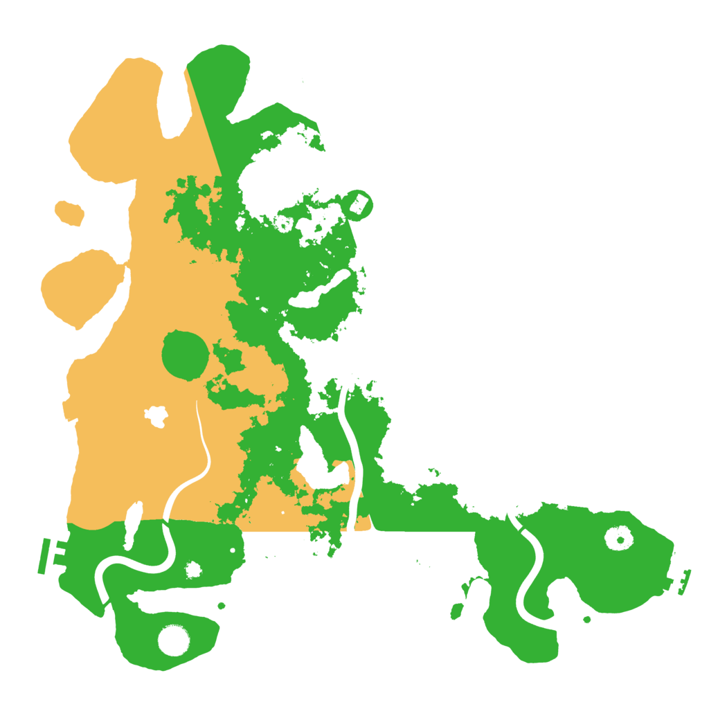 Biome Rust Map: Procedural Map, Size: 4000, Seed: 293612