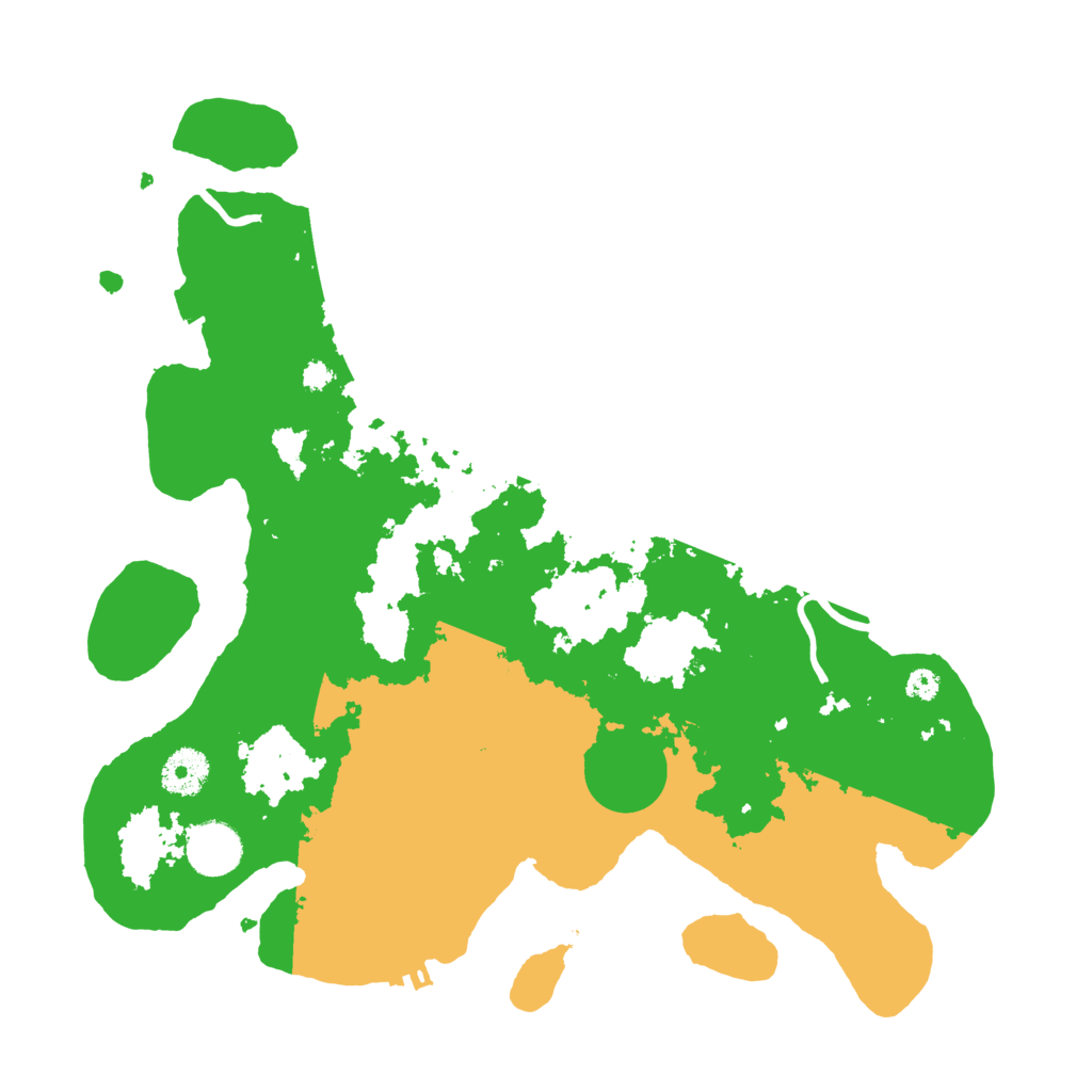 Biome Rust Map: Procedural Map, Size: 3500, Seed: 1820884621