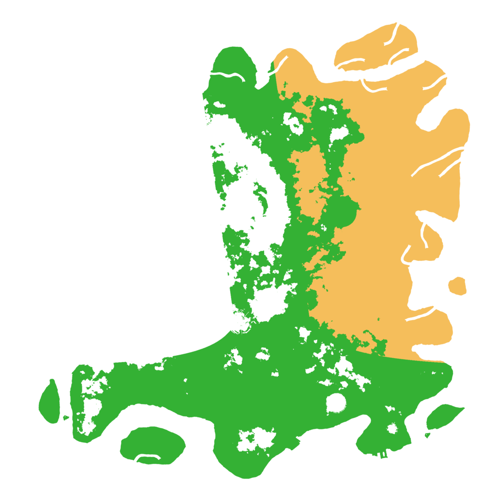 Biome Rust Map: Procedural Map, Size: 4500, Seed: 46227268