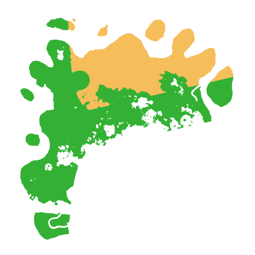 Biome Rust Map: Procedural Map, Size: 3500, Seed: 43242018