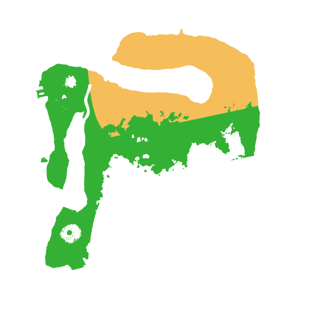 Biome Rust Map: Procedural Map, Size: 2500, Seed: 6755