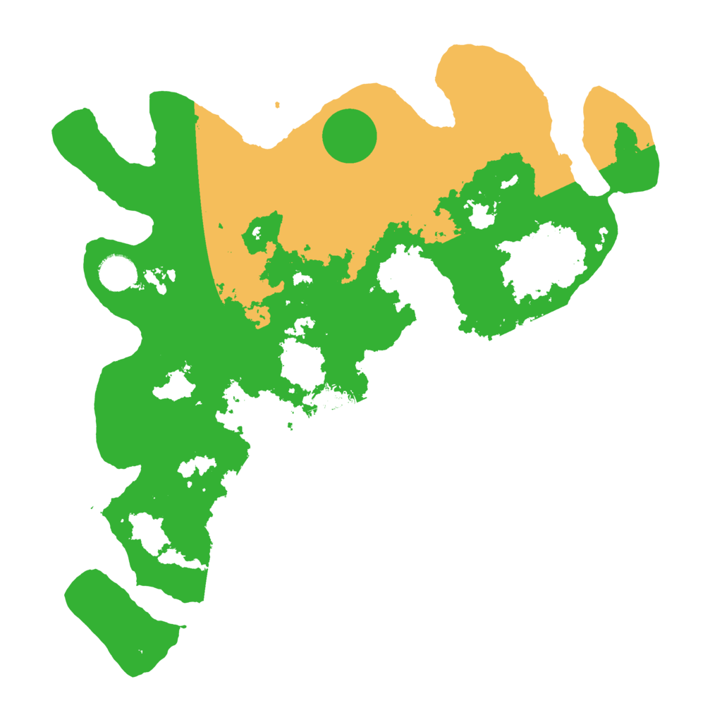 Biome Rust Map: Barren, Size: 3500, Seed: 425081162