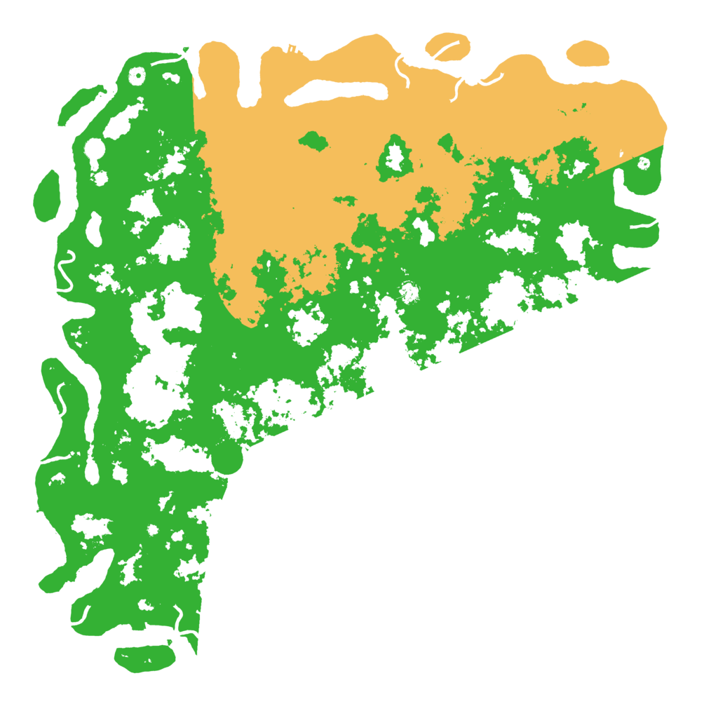 Biome Rust Map: Procedural Map, Size: 6000, Seed: 6009821