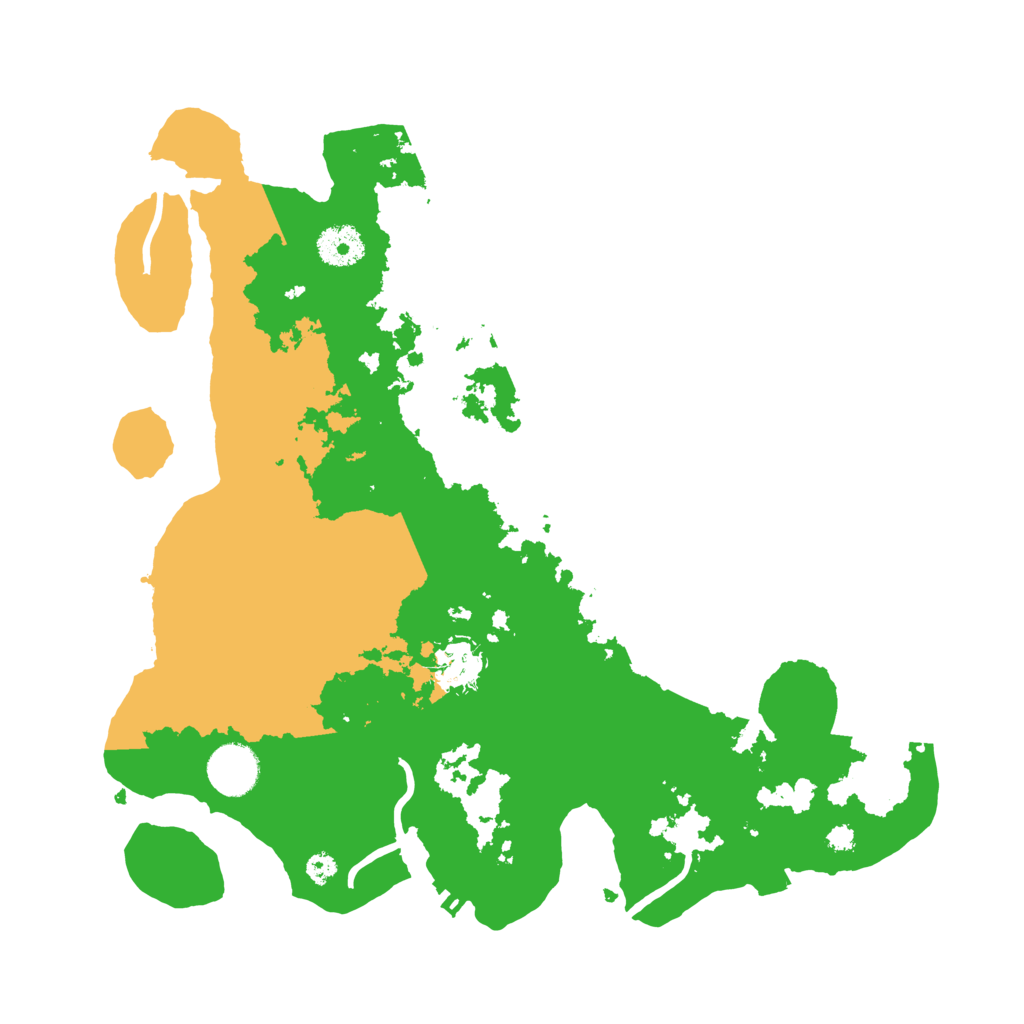 Biome Rust Map: Procedural Map, Size: 3500, Seed: 1718601