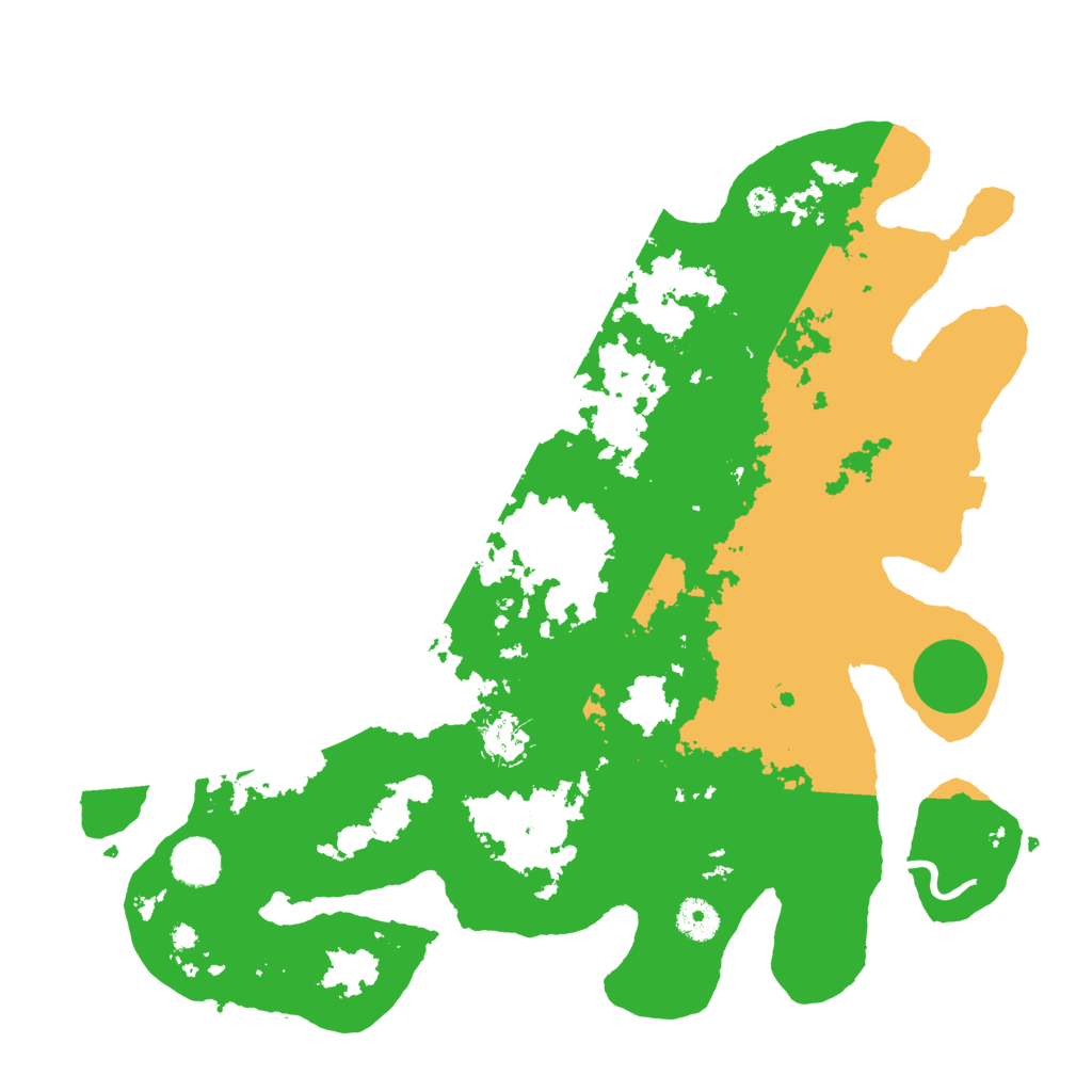 Biome Rust Map: Procedural Map, Size: 3900, Seed: 13218