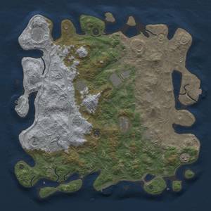 Thumbnail Rust Map: Procedural Map, Size: 4500, Seed: 238, 18 Monuments