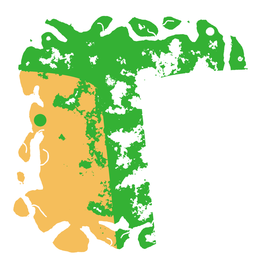 Biome Rust Map: Procedural Map, Size: 5555, Seed: 55555555