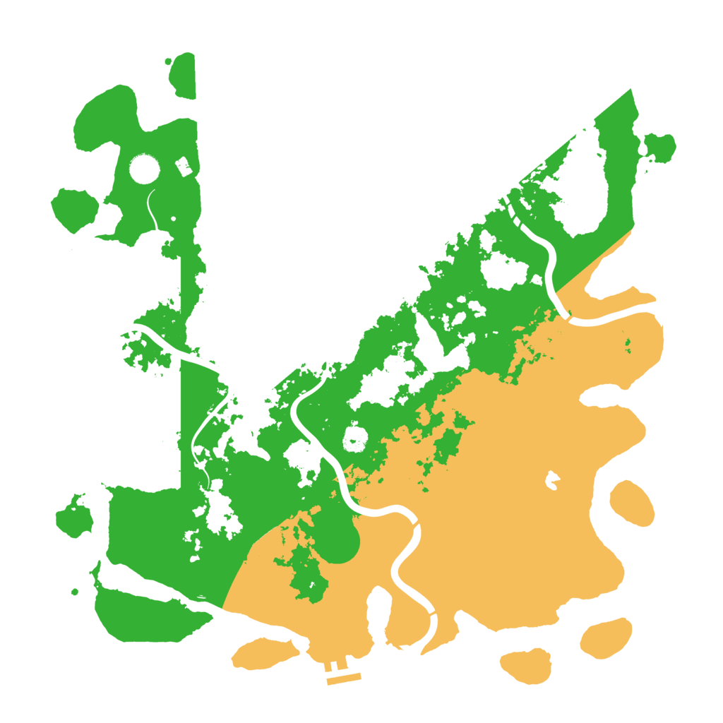 Biome Rust Map: Procedural Map, Size: 4250, Seed: 437527