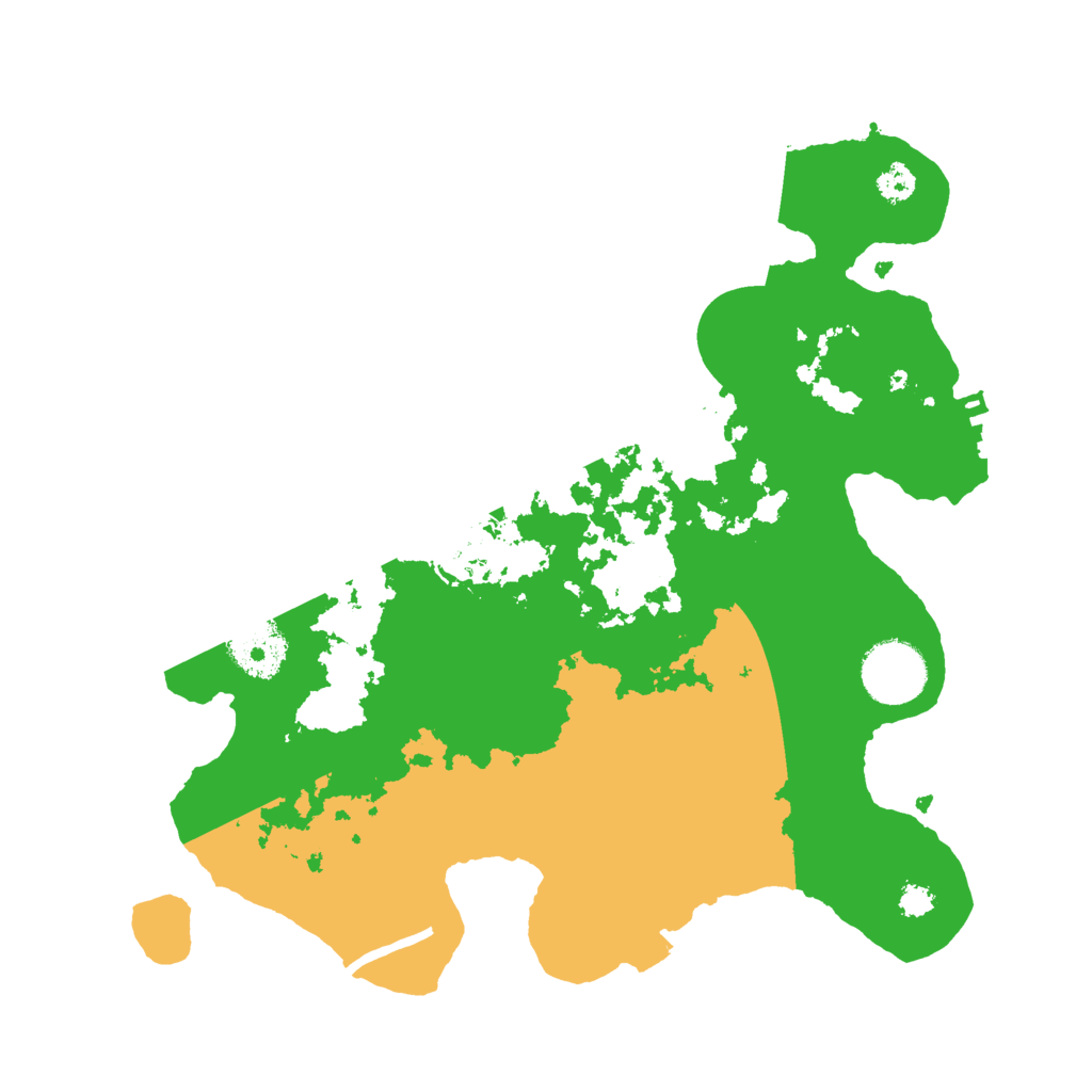 Biome Rust Map: Procedural Map, Size: 3000, Seed: 450415405