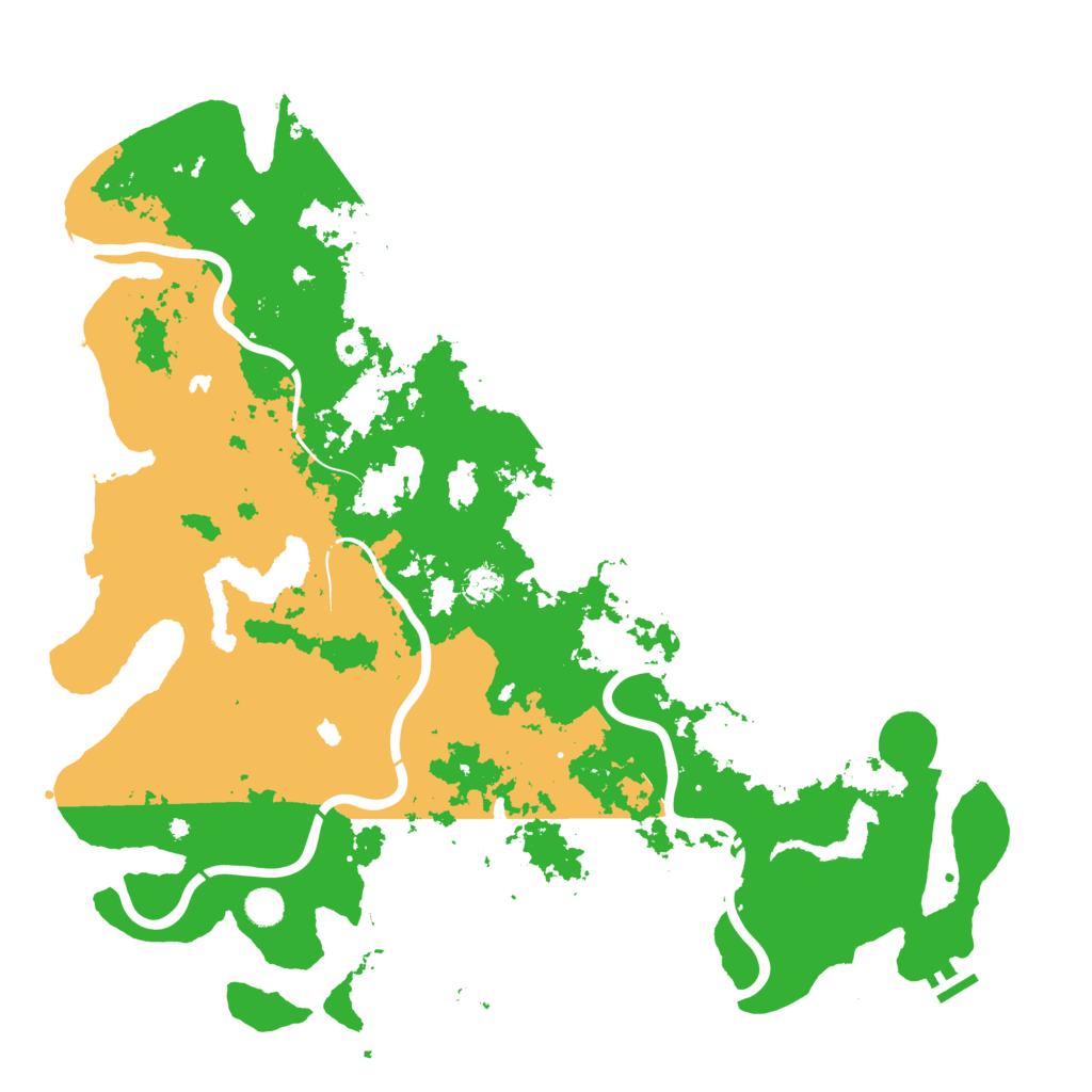 Biome Rust Map: Procedural Map, Size: 5000, Seed: 311266643