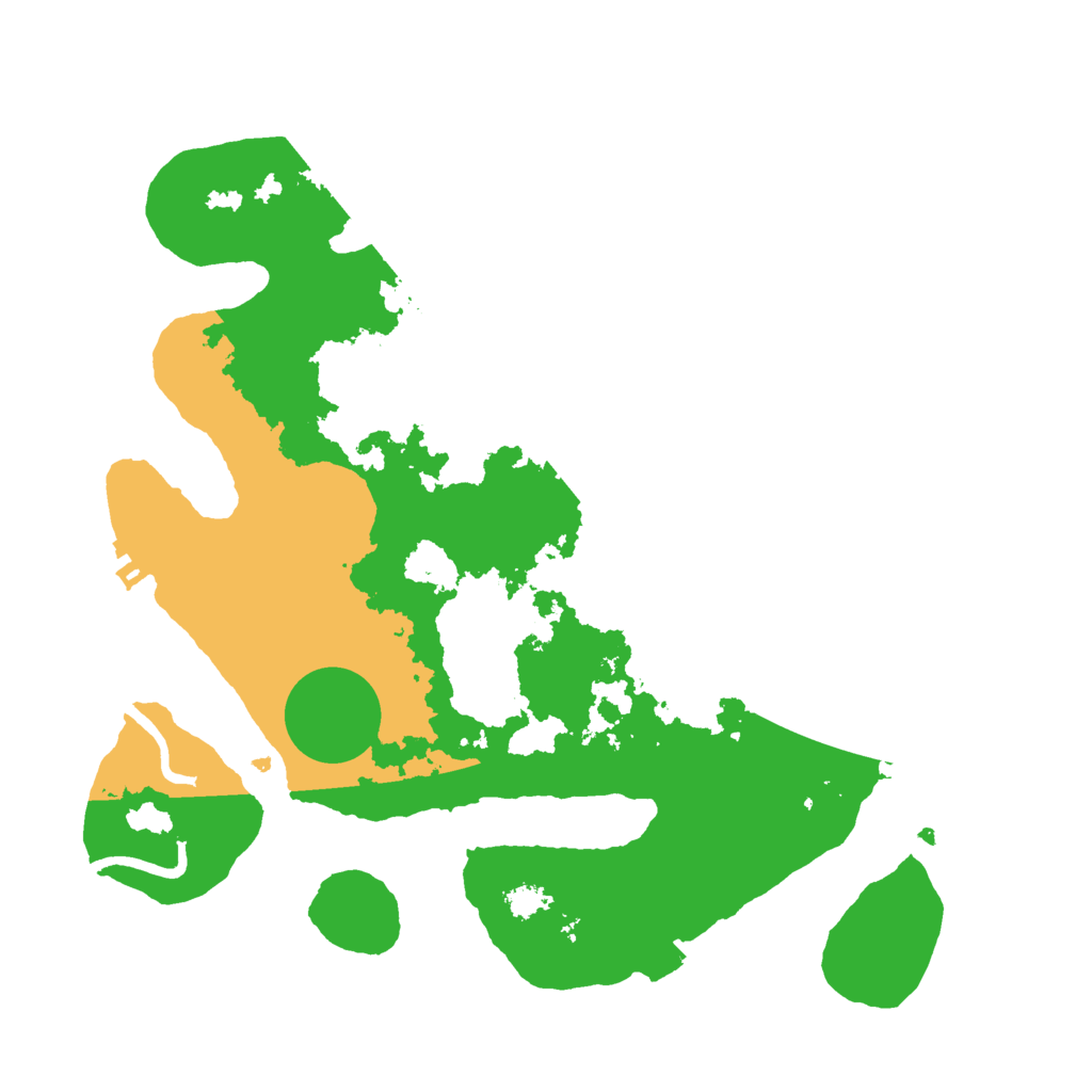 Biome Rust Map: Procedural Map, Size: 3000, Seed: 1995542438