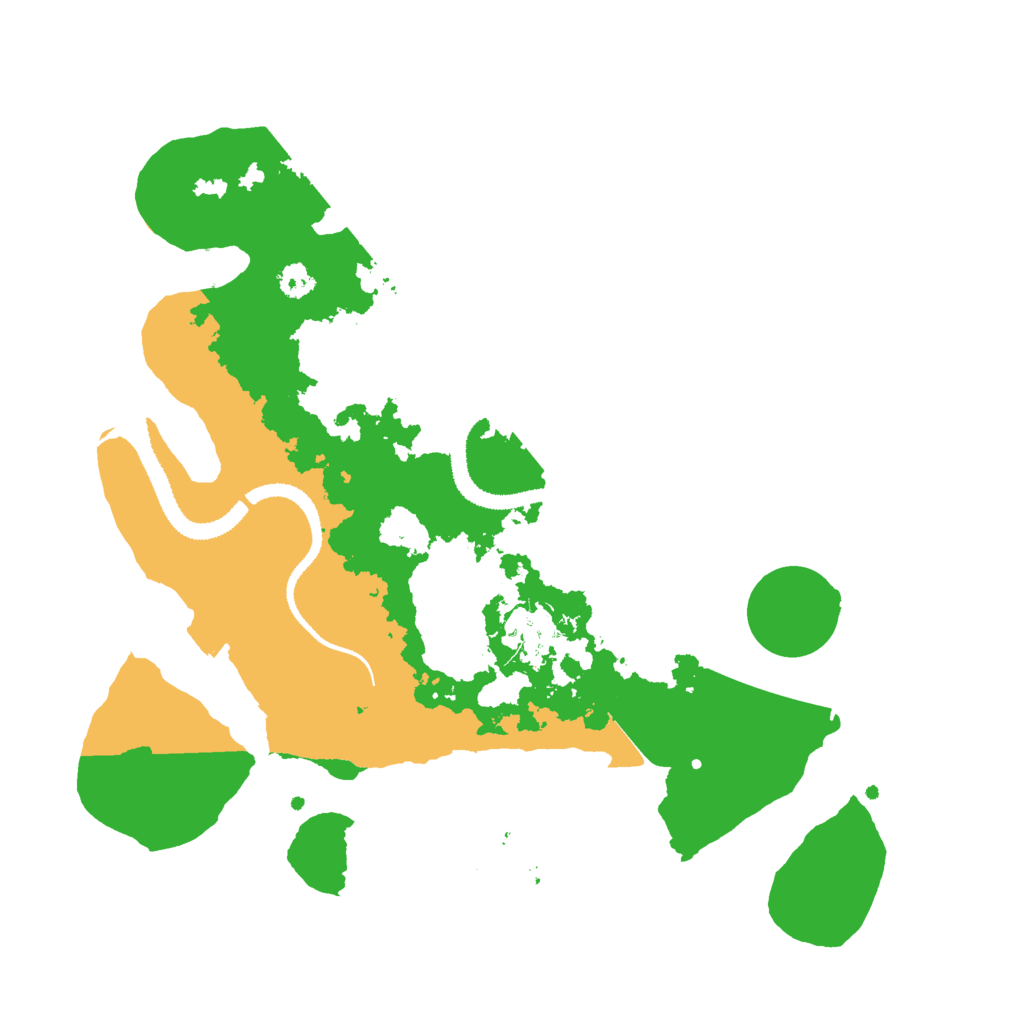 Biome Rust Map: Procedural Map, Size: 3000, Seed: 1995542438