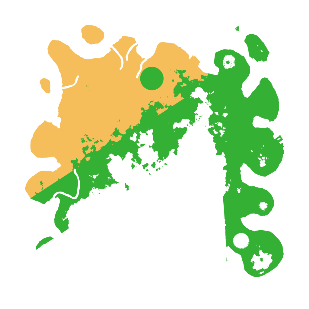 Biome Rust Map: Procedural Map, Size: 3500, Seed: 118891263