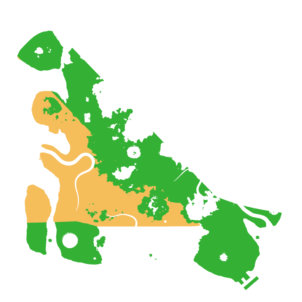 Biome Rust Map: Procedural Map, Size: 3500, Seed: 642344072