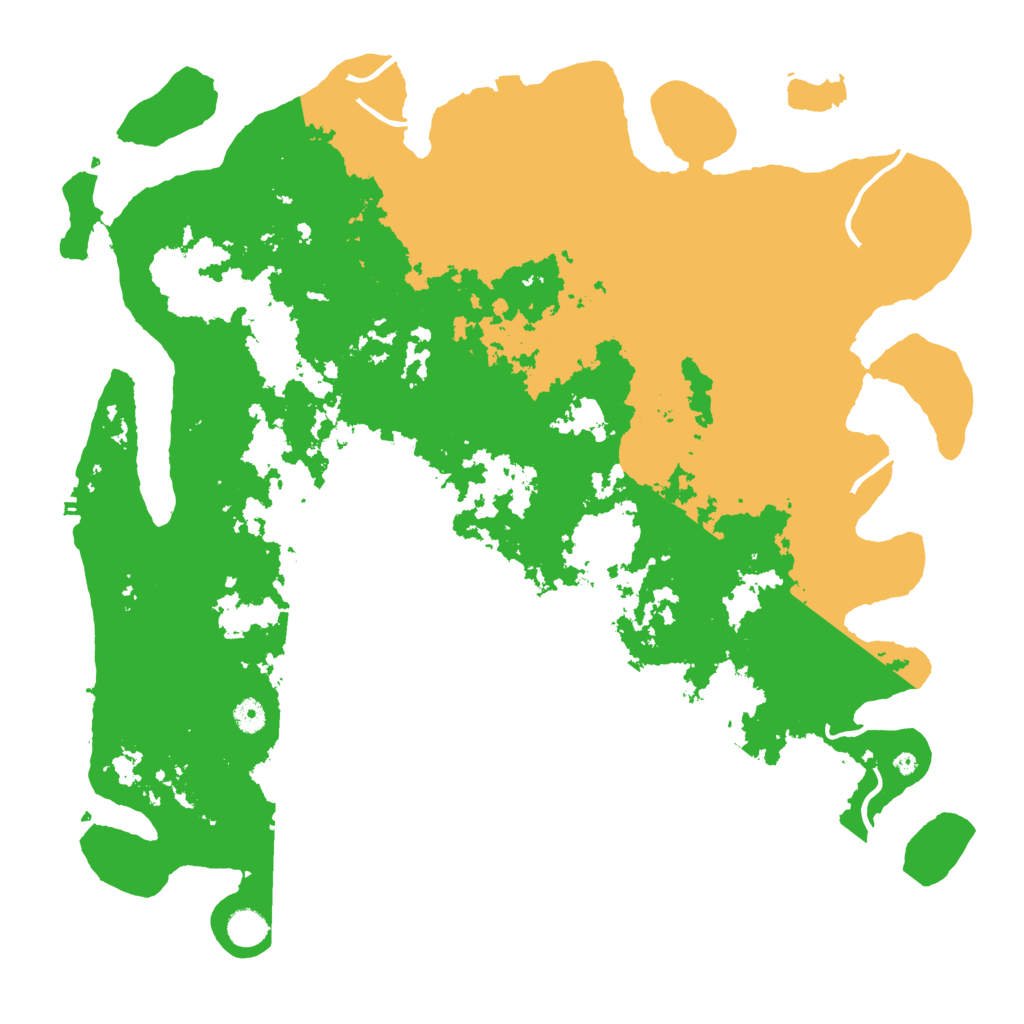 Biome Rust Map: Procedural Map, Size: 4750, Seed: 43209190