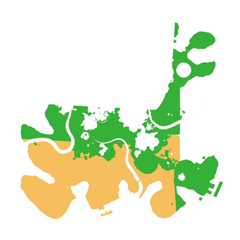 Biome Rust Map: Procedural Map, Size: 3000, Seed: 5998312