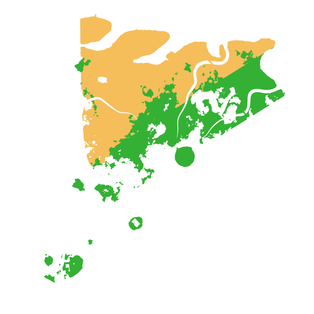 Biome Rust Map: Procedural Map, Size: 4200, Seed: 836429098