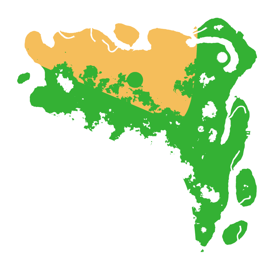 Biome Rust Map: Procedural Map, Size: 4500, Seed: 8584531