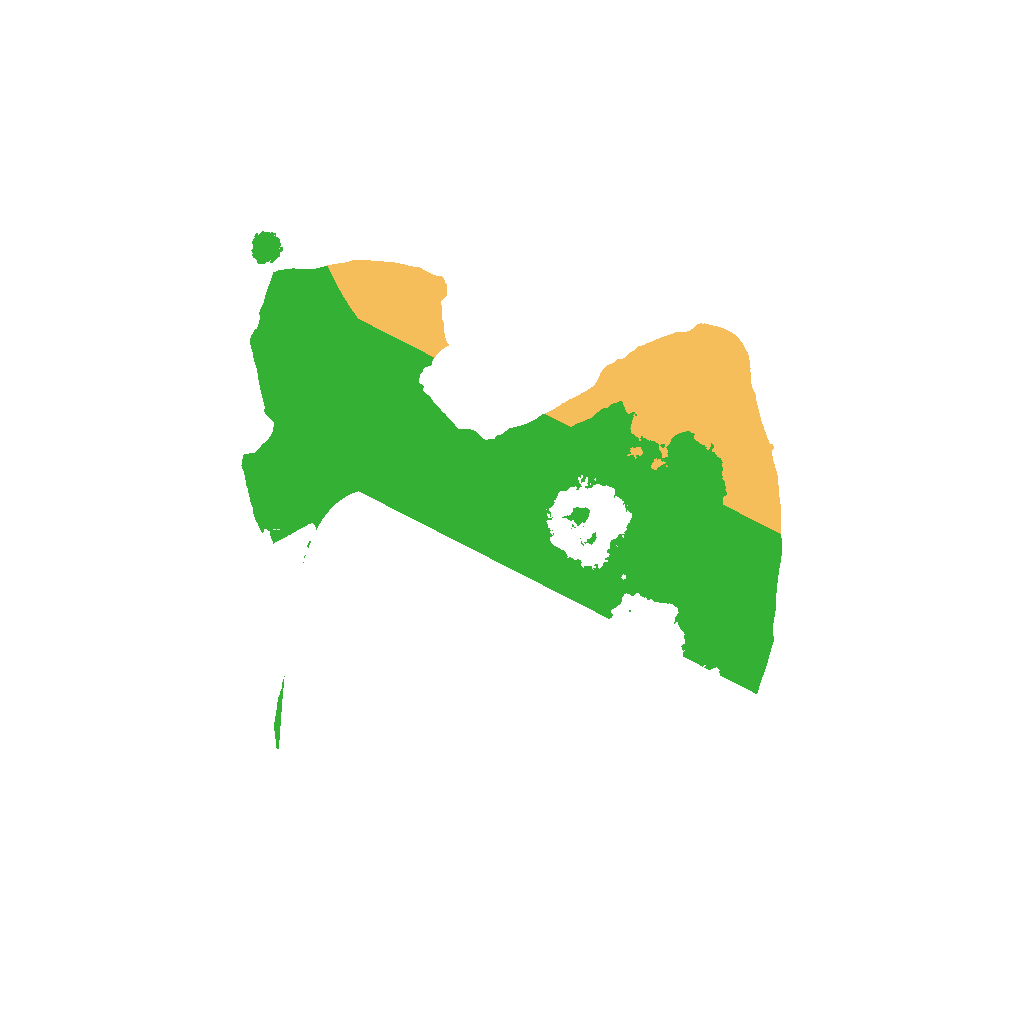 Biome Rust Map: Procedural Map, Size: 1300, Seed: 278404591