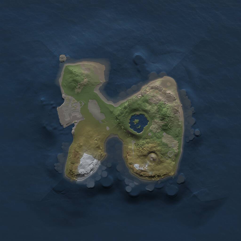 Rust Map: Procedural Map, Size: 1300, Seed: 278404591, 1 Monuments