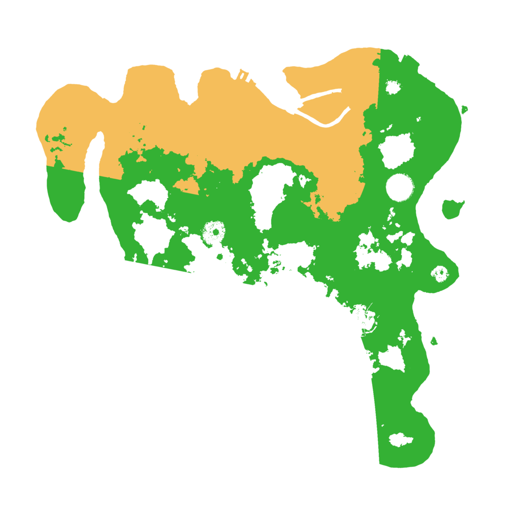 Biome Rust Map: Procedural Map, Size: 3333, Seed: 6738