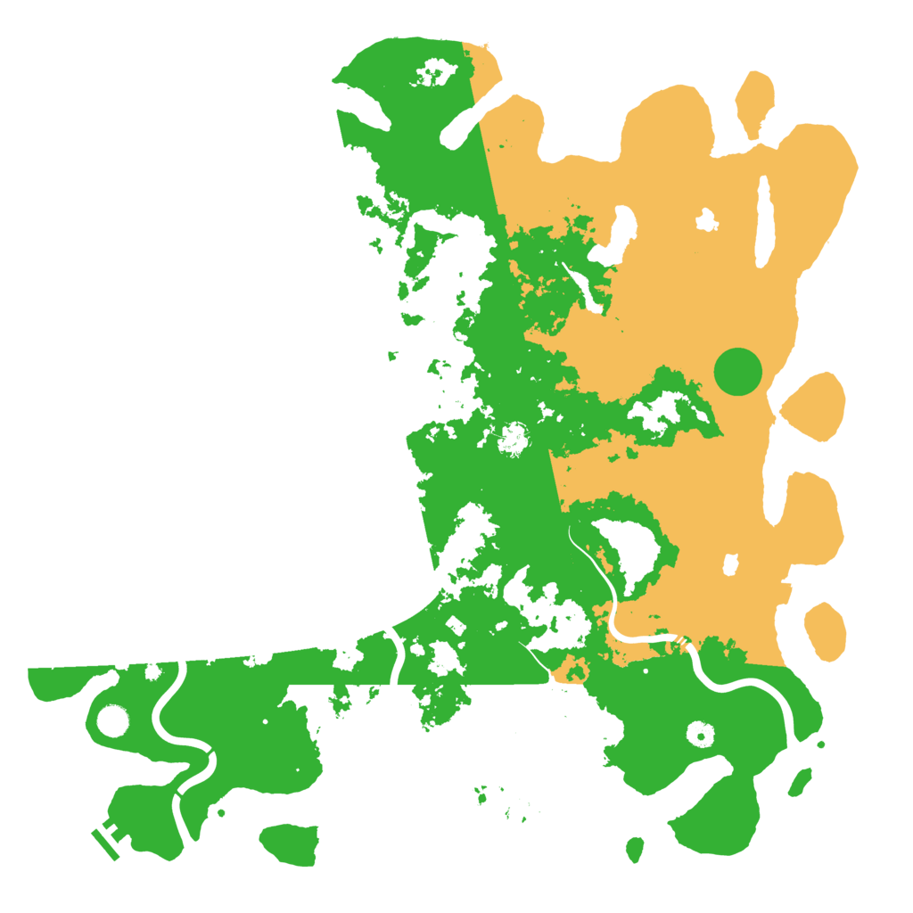 Biome Rust Map: Procedural Map, Size: 5000, Seed: 54896454