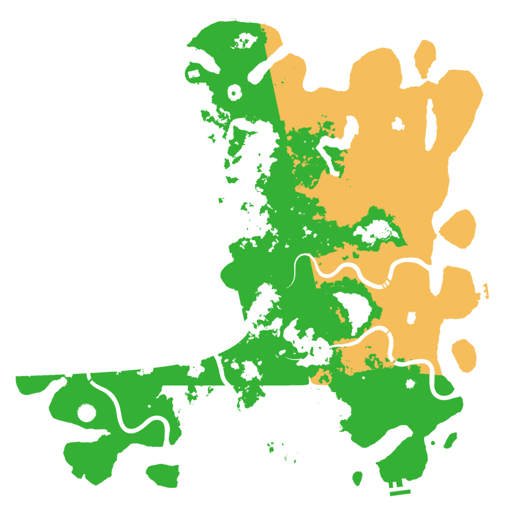Biome Rust Map: Procedural Map, Size: 5000, Seed: 54896454