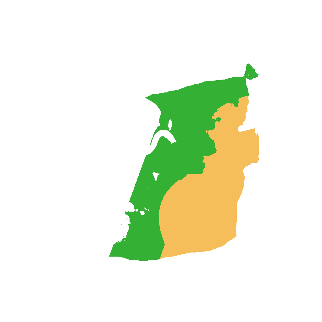 Biome Rust Map: Procedural Map, Size: 1100, Seed: 480813523
