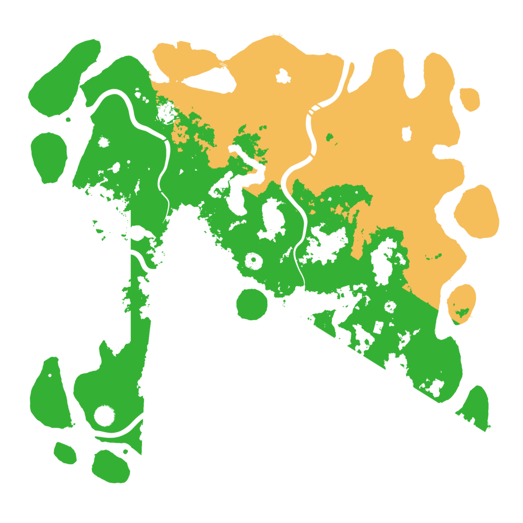 Biome Rust Map: Procedural Map, Size: 4500, Seed: 1636921067