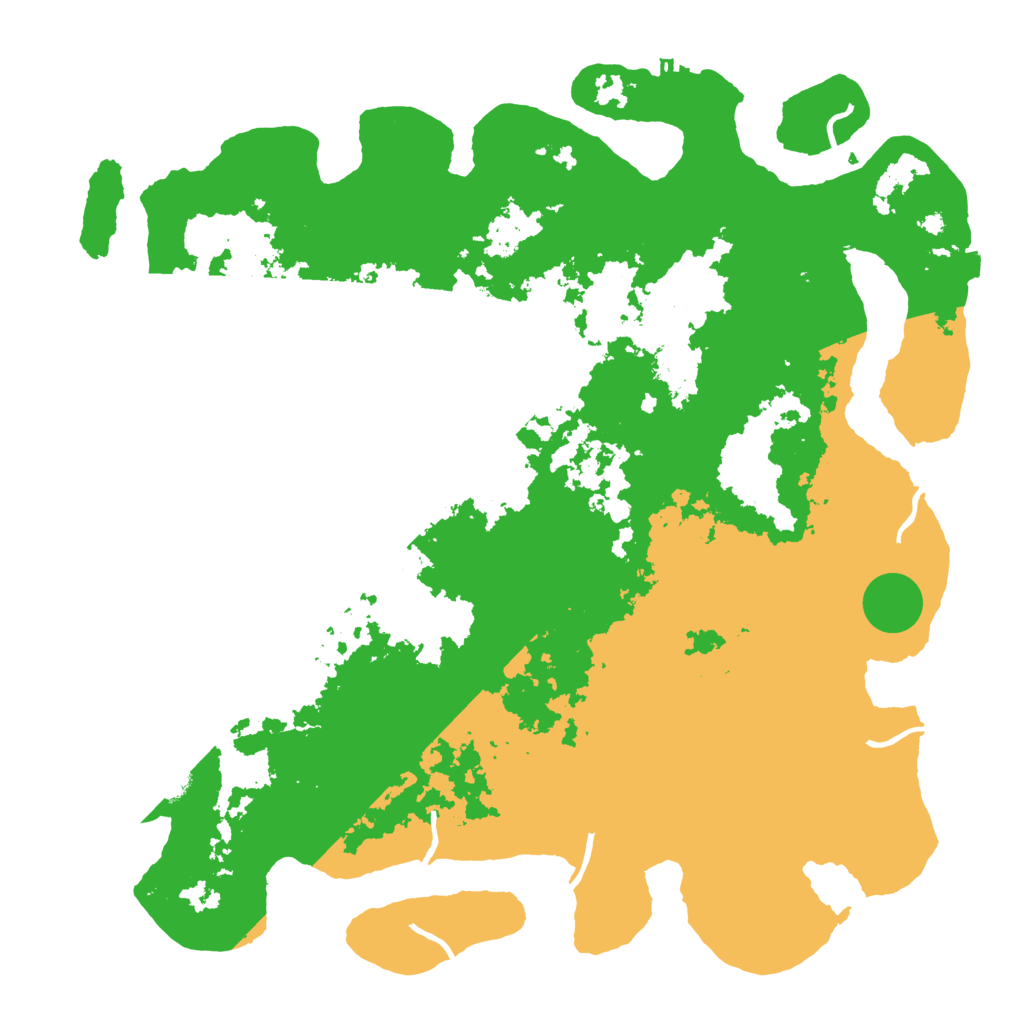 Biome Rust Map: Procedural Map, Size: 4500, Seed: 1197421784