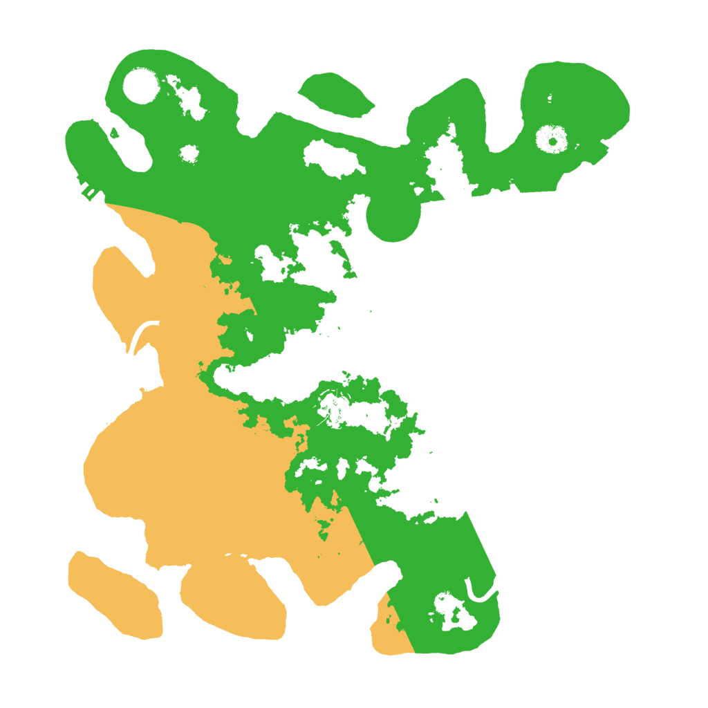 Biome Rust Map: Procedural Map, Size: 3500, Seed: 65434543